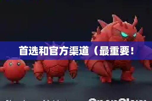 首选和官方渠道（最重要！