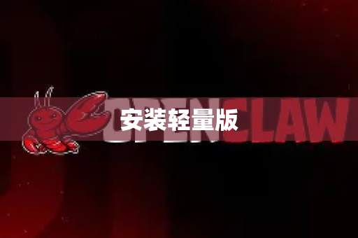 安装轻量版